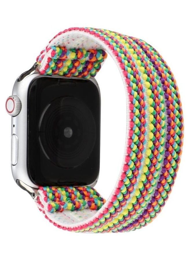 NIBEMINENT Replacement Watchband For Apple Watch Series 7 45mm/6 & SE 5 4 44mm/3 2 1 42mm Multicolour - Image 1