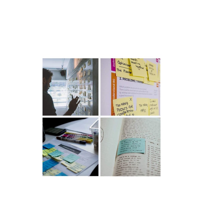 Zikra Sticky Notes Set with Bookmark Index for Planner Bullet Journaling Notebook Textbook Calendar, 60 Ruled (4x6), 40 Dotted (3.8x3), 40 Blank (3.5x2.6), 60 Orange and Pink, 25 per Color - Image 3