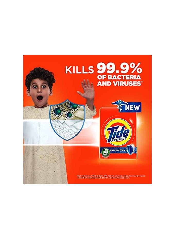 تايد مسحوق الغسيل تايد بروتيكت المضاد للبكتيريا أوتوماتيك 6.25 كجم - Image 3