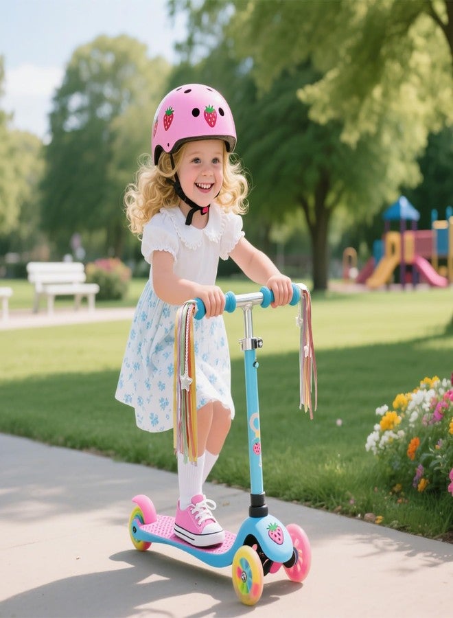 Vortika 1 Pair Bike Streamers, Kid's Bike Tassels, Bicycle Handlebar Streamers Colorful Ribbons, Bike Accessories for Girls Boys (Pastel Rainbow) - Image 5