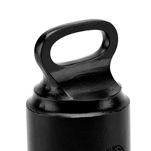 CRAFTSMAN ROAD Cast Iron Door Stop Decorative, Weighted Heavy Door Weight 7lb Antique Free Standing 7' x 4' Non Slip with Handle (Black) - Image 4