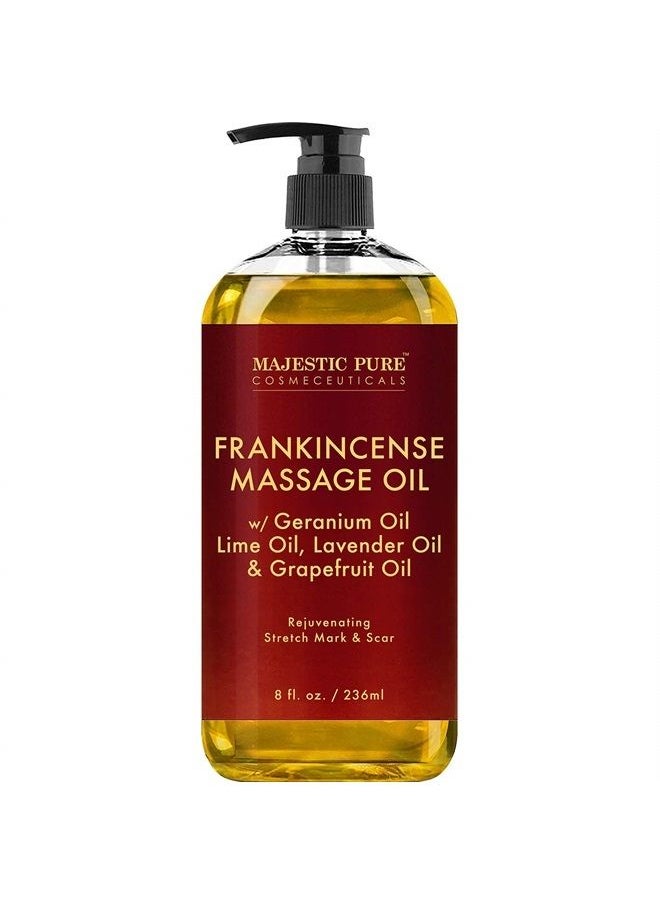 Stretch Mark and Scar Frankincense Massage Oil by Majestic Pure, for Softer & Smoother Skin - Visibly Reduces Appearances of Scars and Stretch Marks - 8 fl oz - pzsku/ZCAC740F39275DD1AEAC0Z/45/_/1689274826/c508209b-f9f7-4fdd-abde-5e5be45ee55d