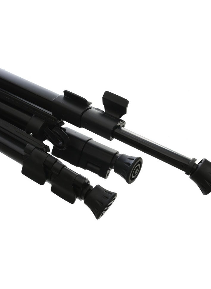 Yufeng - YUFENG Tripod 3388 , Camera and Phone Tripod with Bluetooth Shutter | Compatible with iPhone & Android | Adjustable Height, Lightweight Design, and Stable Base for Photography & Videography - Black - Image 1