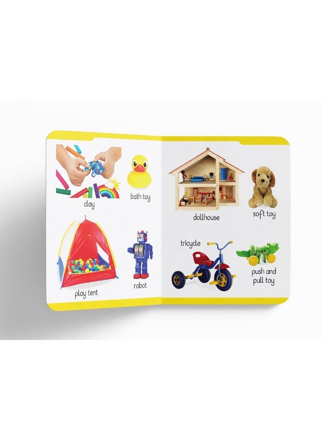 كتاب مبكر للتعلم عن أشياء الأطفال مع غلاف مبطن: كتب لوحية مبطنة للأطفال - Image 5