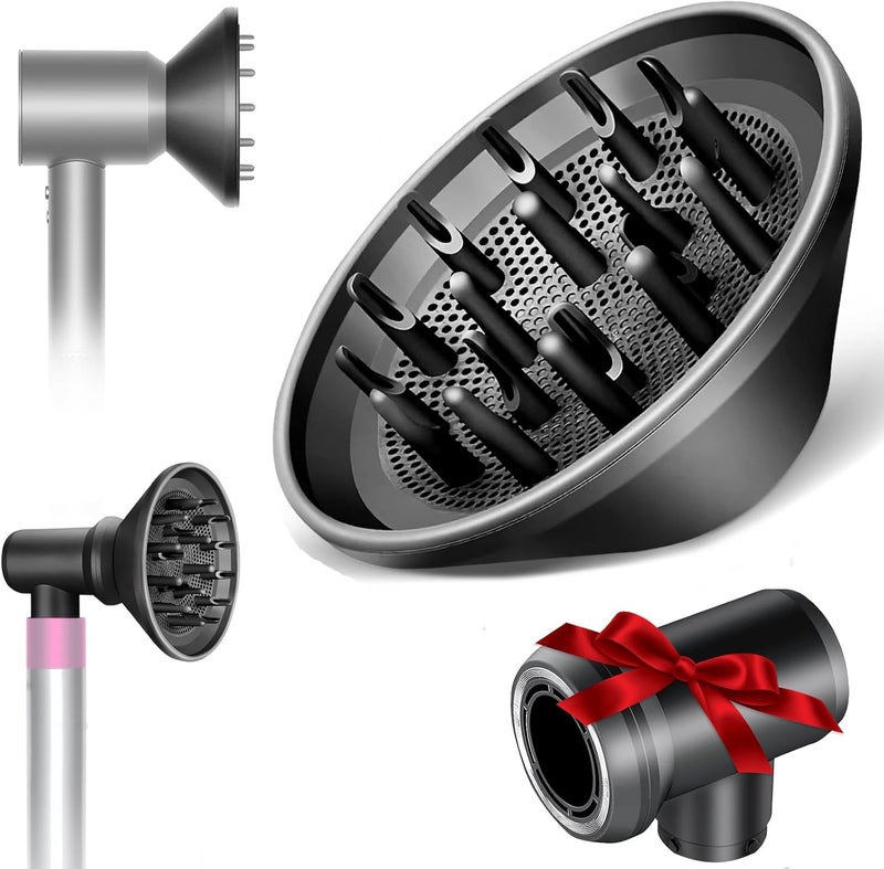 دكسو ملحق الناشر والمحول لجهاز Dyson Airwrap Styler HS01 HS03 HS05، تحويل جهاز تجعيد الشعر Air Wrap إلى مجفف شعر - Image 1
