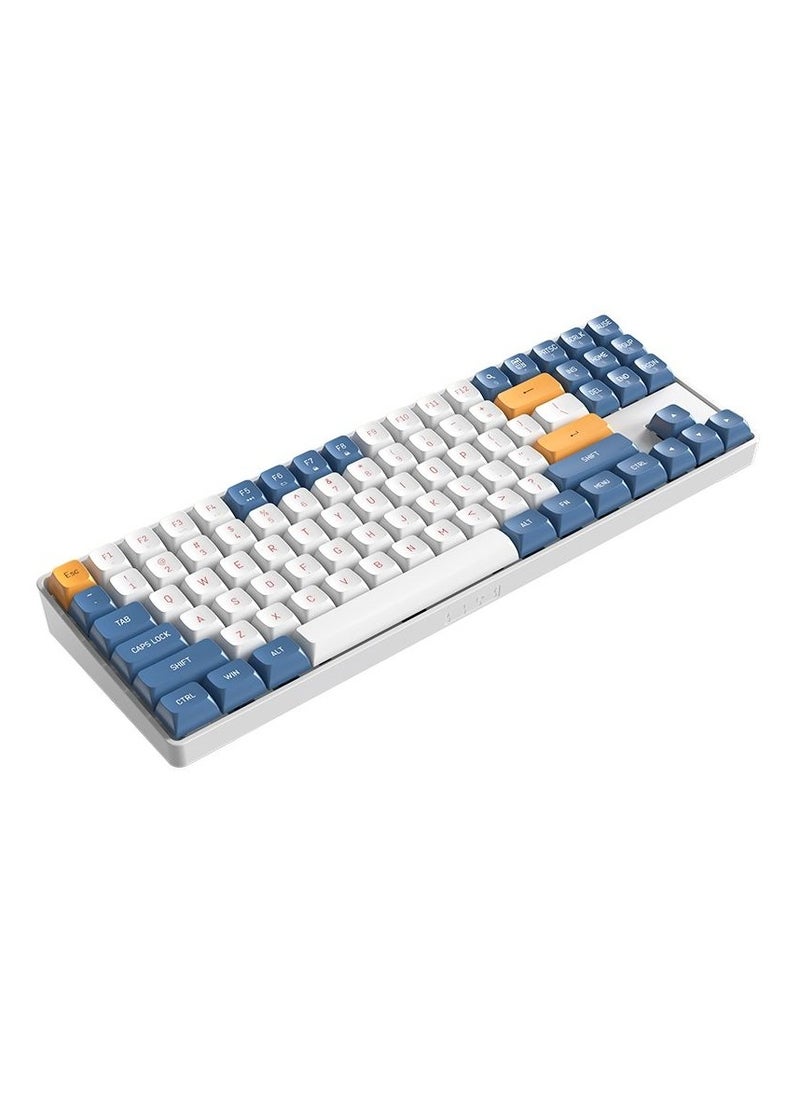 DarkFlash - Darkflash GD87 Wireless Mechanical Gaming Keyboard, 87 Keys Layout, All Anti-Ghosting Keys, Supports Hot Swappable, PBT Dual Colour Keycaps, 1200mAH Battery, Gaming Keyboard - Image 1
