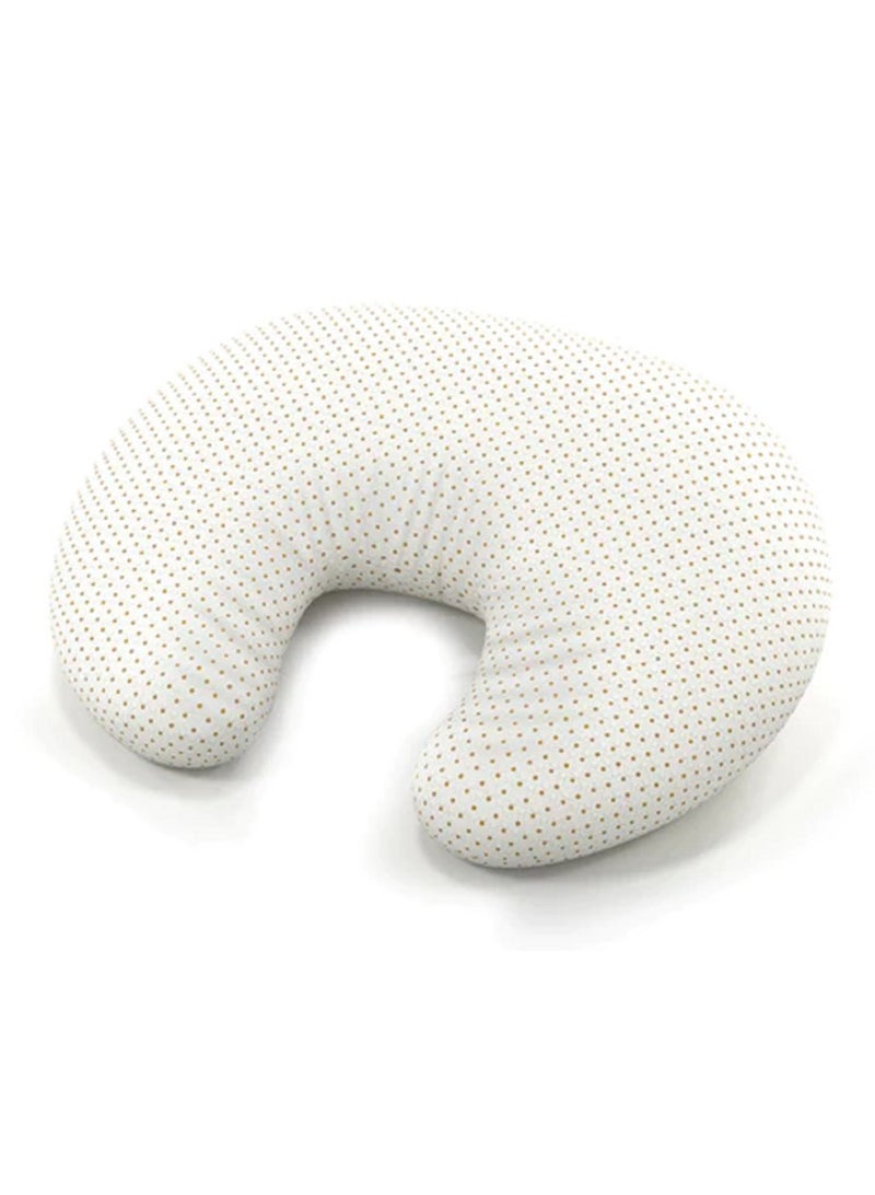 MoltyFoam Master MoltyFoam Nursing Pillow White - Memory Foam - Comfort and Support for Breastfeeding, Bottle Feeding and Bonding - Versatile and Ergonomic Ultimate Support for Nursing Moms - Image 1
