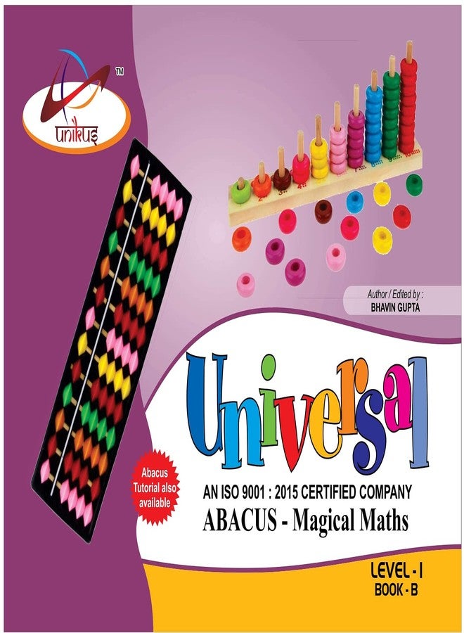 unikus Abacus Kit for kids containing 4 books & 1 Abacus Tool, Kit Abacus for Kids, Abacus kit including Level 1-A&B books, an Abacus Tutorial, Dictation Book, and 17 Rod Kids Abacus Tool, Abacus Kit - Image 3