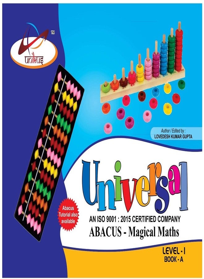 unikus Abacus Kit for kids containing 4 books & 1 Abacus Tool, Kit Abacus for Kids, Abacus kit including Level 1-A&B books, an Abacus Tutorial, Dictation Book, and 17 Rod Kids Abacus Tool, Abacus Kit - Image 2