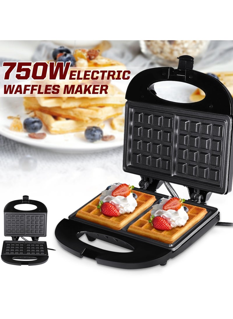 LumaBella - Waffle Maker/Non-Stick/LED Lamp-750W - Image 1