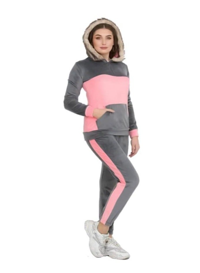 Women's two-piece velvet pajamas
