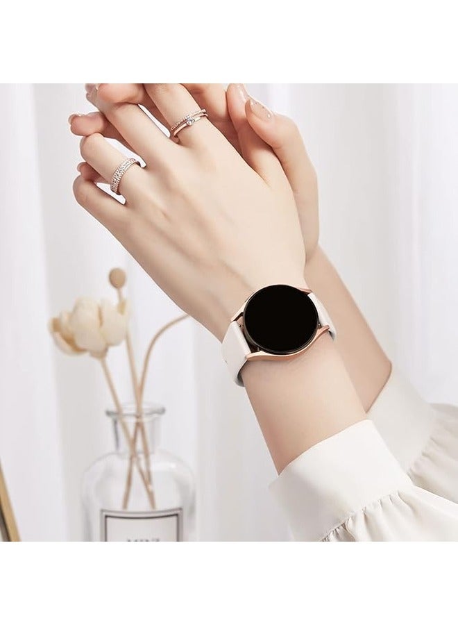 ELTRAZONE Starlight Soft Silicone Sport Band for Samsung Galaxy Watch 6 (40mm/44mm) & Galaxy Watch 6 Classic (43mm/47mm) - 20mm Replacement Strap for Men & Women - Image 5