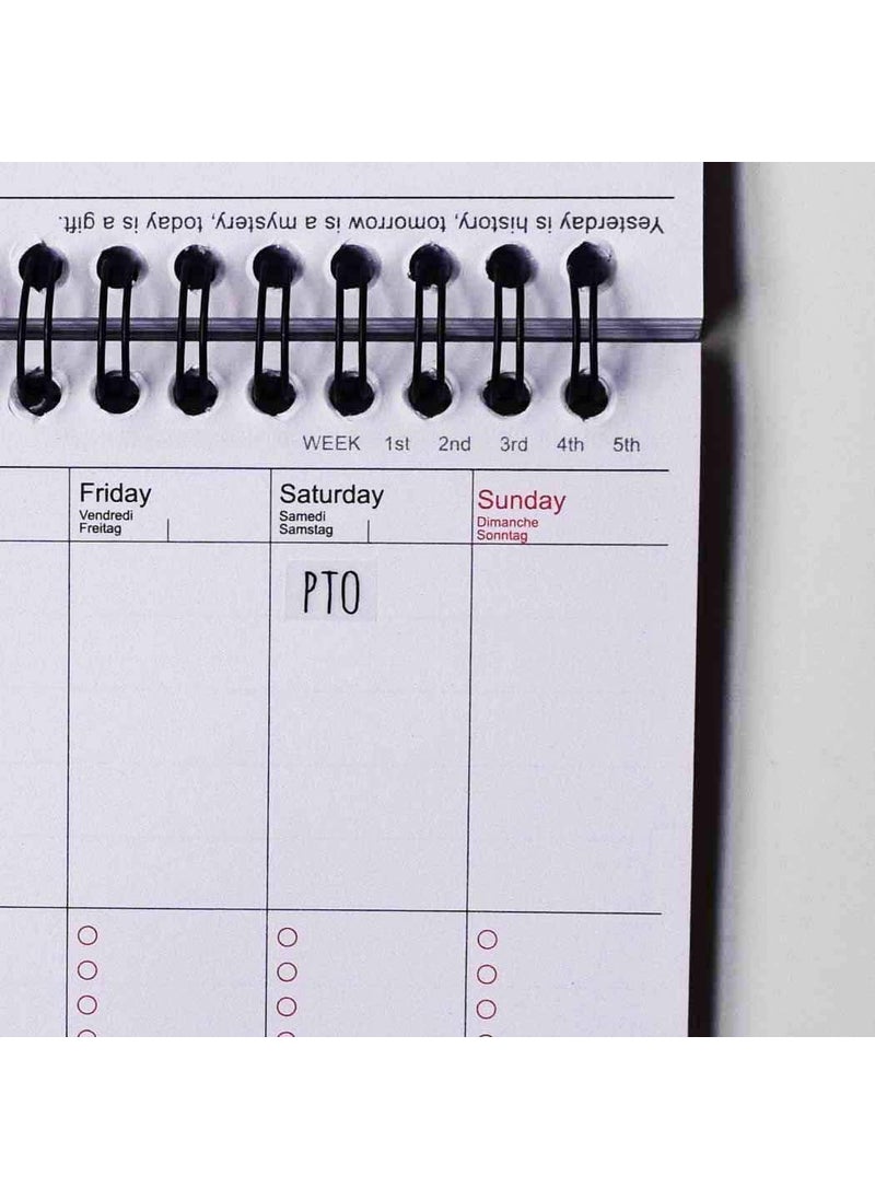 MAGJUCHE PTO Planner Stickers 120 Clear Paid Time Off Work Labels Scrapbooking Crafting Stickers  - Image 5