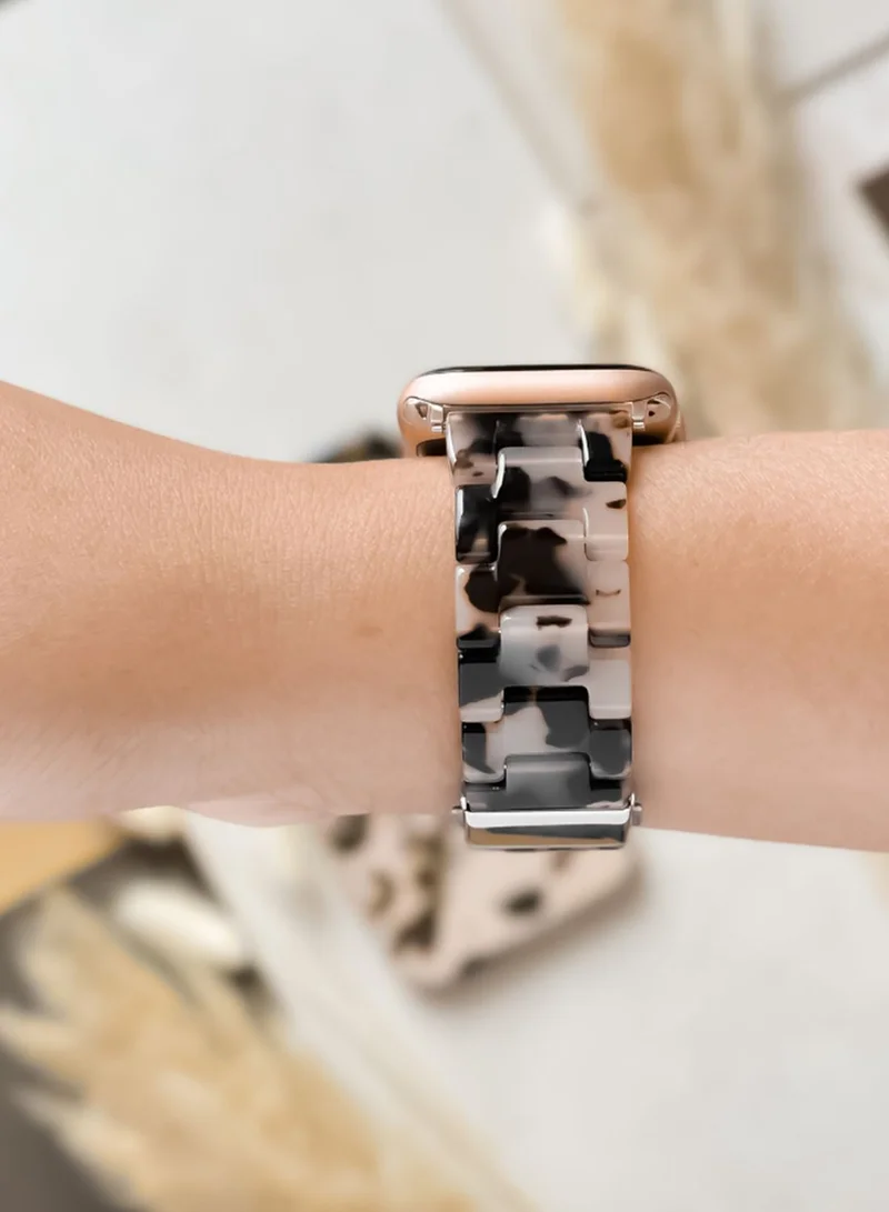 COCONUT LANE Luxe Ivory Tort Apple Watch Strap 38/40mm