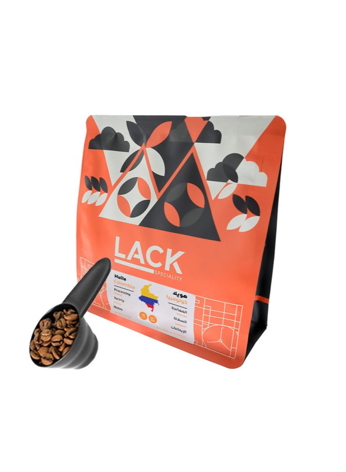 LACK SPECIALITY Coffee bean huila colombia 250g for Espresso And Filter 250G Unground roasted coffee beans for specialty coffee With a coffee scale spoon  - Image 1