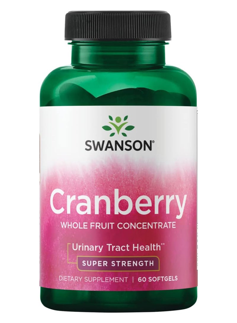 SWANSON Ultra Super Str Cranberry Conc 60 Softgels  - Image 1