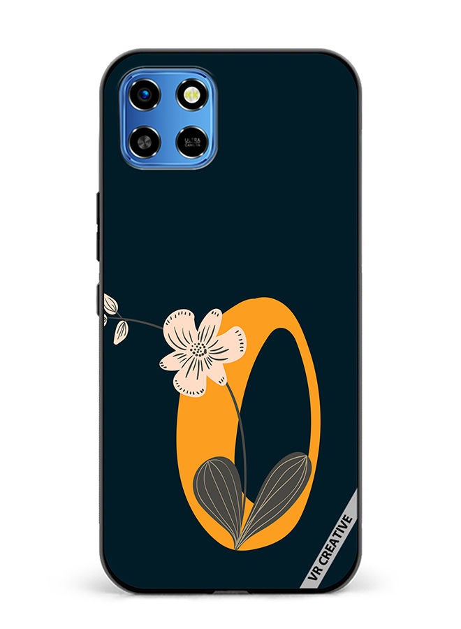 VR CREATIVE Protective Case Cover For Infinix Smart 6 HD Alphabet O Design Multicolour - Image 1