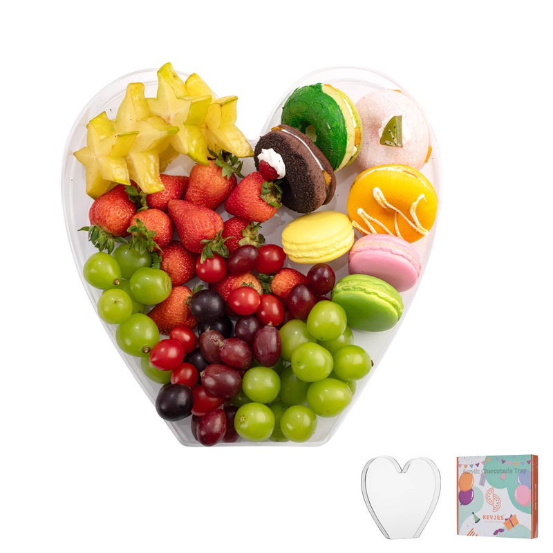 KEVJES 11" Clear Acrylic Letter & Number Charcuterie Tray-Reusable Fillable Alphabet Box for Displaying Candy,Cake,Snacksâ€“ Party Dessert Serving Plate for Birthday, Wedding Anniversaries, Baby Shower () - Image 1