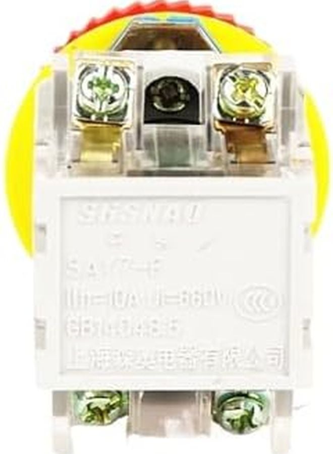 LAY3 11ZS مفتاح ضغط زر التوقف الطارئ 1NO 1NC غطاء بلاستيكي E Stop - Image 4