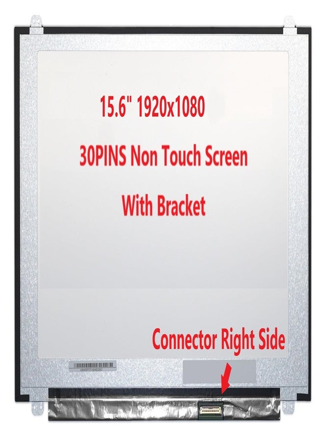 FULLCOM New LCD Replacement Screen FHD 1920x1080 (Non Touch) 15.6 Inch (with Brackets) 30 Pin Matte Compatible with MSI MS-16J9 for Laptop/Display/Screen/LCD Application - Image 3