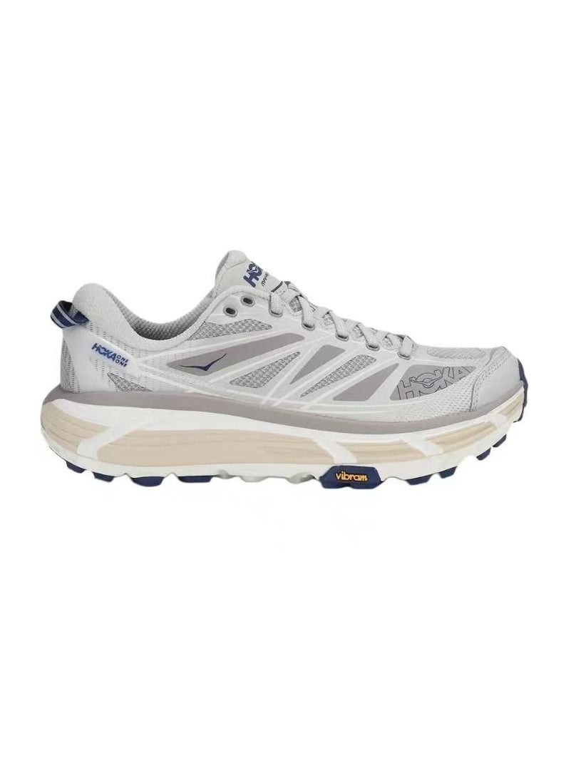 Hoka One One Mafate Speed 2 Outdoor Running Shoes Grey/Blue For Men/Women  - Image 2