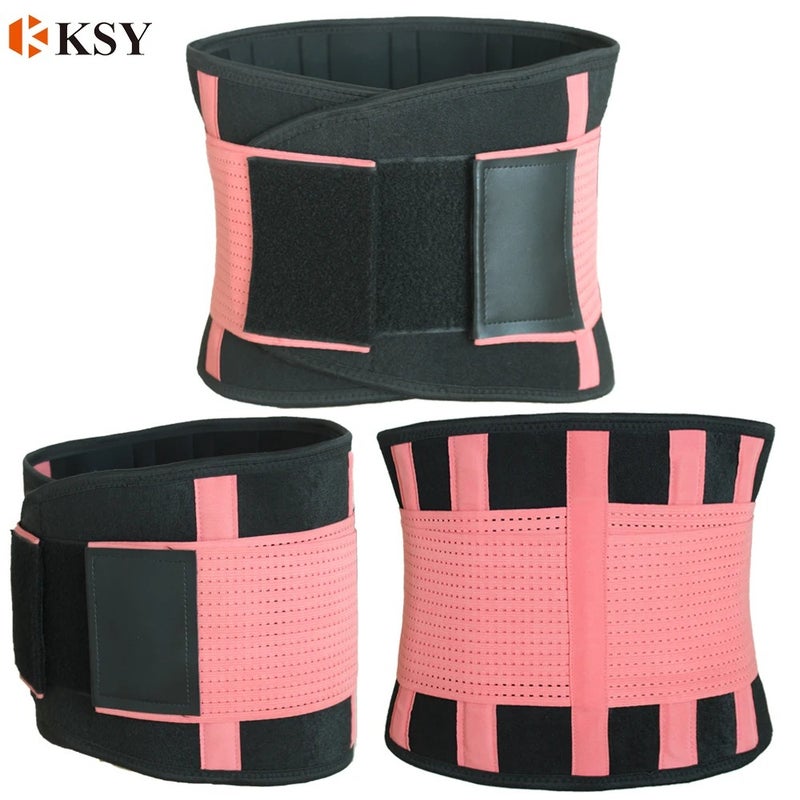 Bluejw Hot Sauna Waist Trimmer Belt - Latex Belly Fat Burner for Women - Tummy Control & Weight Loss - Image 4