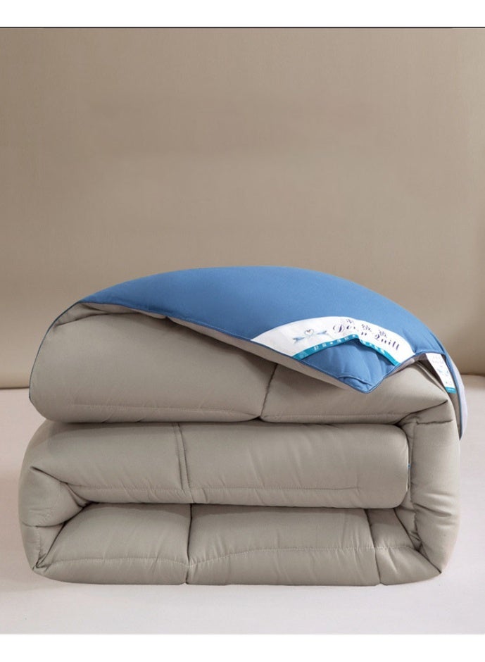 VINNYSEN 3KG Down Comforters 200 x 230 cm Duvet  350 GSM filling Quilted All Season Comforter Diamond Quilted for Double Bed Grey - Image 2