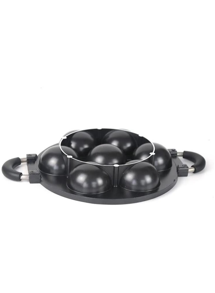 DubaiGallery قالب كيك غير لاصق، 7 فتحات، متين، يدوم طويلاً، سهل التنظيف، مستلزمات الخبز، قالب كيك دائري، قالب كب كيك، أدوات الخبز للحفلات، المطبخ المنزلي - Image 4