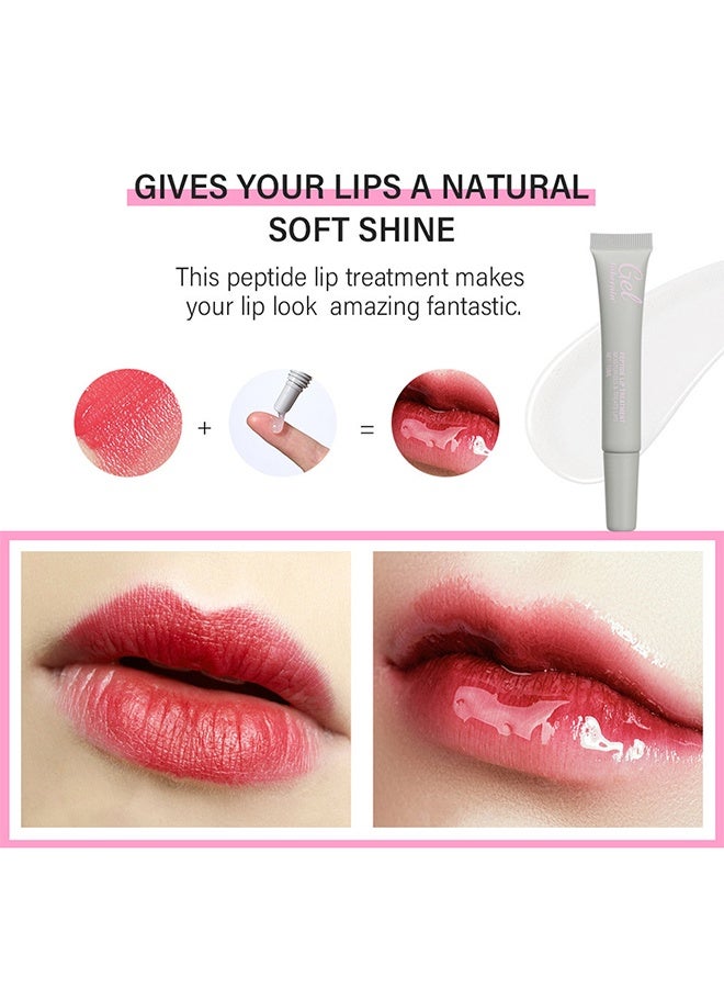 lakerain Peptide Lip Treatment - Passion Fruit Moisturizes and Treats Lips Lip Gloss Oil for Plumper and Moisturizer Serum Hydrating Lip Serum for Dry Peeling and Dark Lips Gorgeous Glow - Image 5