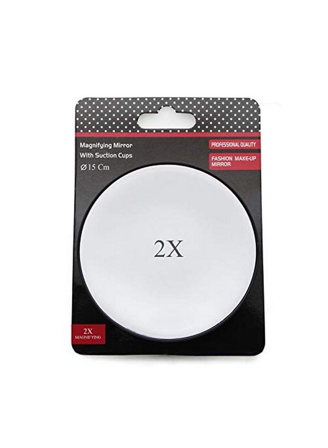 Store2508 ® Magnifying Mirror With 2X Magnification & Suction Cups For Makeup Shaving Etc. Diameter 15 Cm. - Image 1
