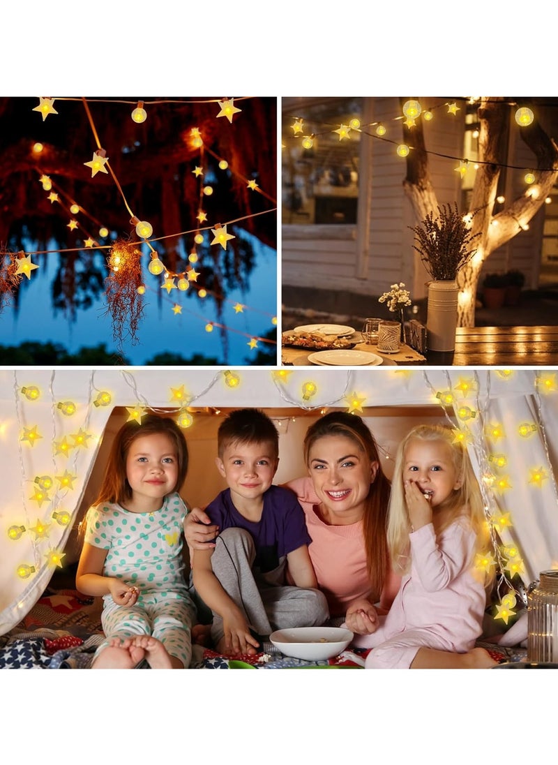 Solar Ramadan Lights Moon Fairy String Lights with 8 Lighting Modes Outdoor Curtain Window Lights Twinkle 100 LED 39 FT Star Lights for Backyard Garden Patio Home Ramadan Decoration (Stars and Balls) - pzsku/ZCAC859B889F51F2B0D73Z/45/_/1732243536/a20da776-4765-4a9c-b588-767dfa2f31b9