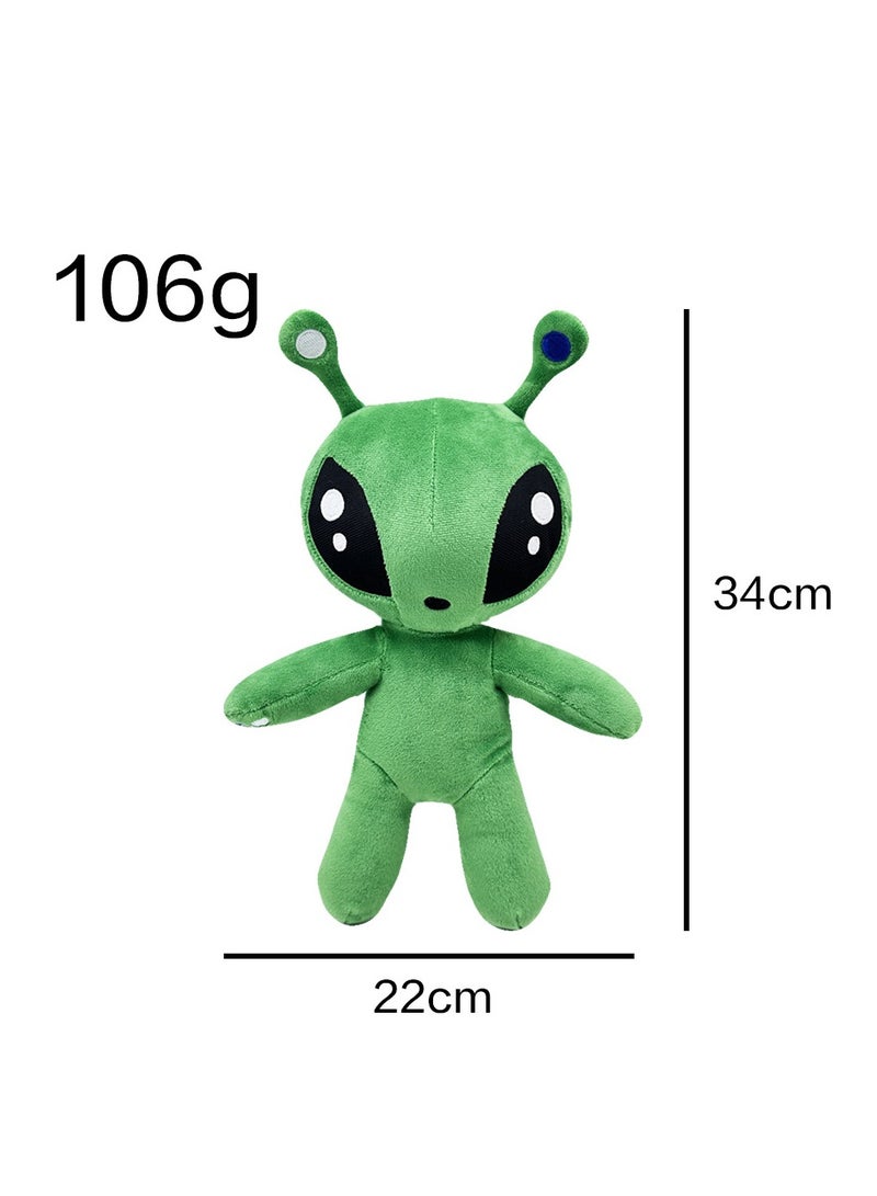 general green alien plush toy, stuffed animal super soft plush, realistic design, great gift or prize for teenagers adults, room decorations - Image 2