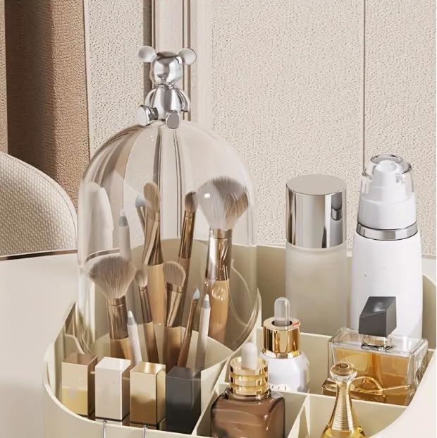 Vitalogy - Cosmetic Makeup Organizer for Women, Bride & Girls - Storage Box - Dressing table Vanity Case Holder for Lipsticks, Brushes Set, Multipurpose for Toys, Jewellery, Medicines (Style 1) - Image 4