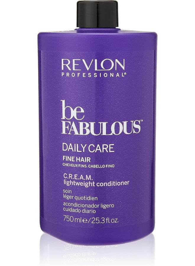 Revlon Be Fabulous Daily Care Fine Hair Cream Conditioner 750 ml - Image 1