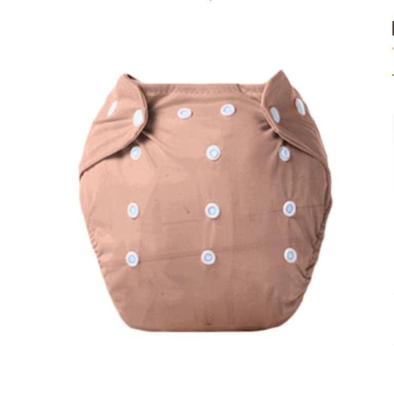 Reusable wash and training cloth diaper - adjustable size - with 4 cotton - (0-2+h) (3k-12lbs) assorted - Image 1