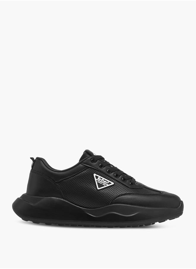 Lee Cooper - Men's Mesh Textured Shoes with Lace-Up Closure - Image 1