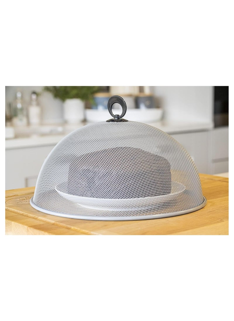 KitchenCraft - Mesh Food Cover, Silver Large (35 Cm) Size - Image 1