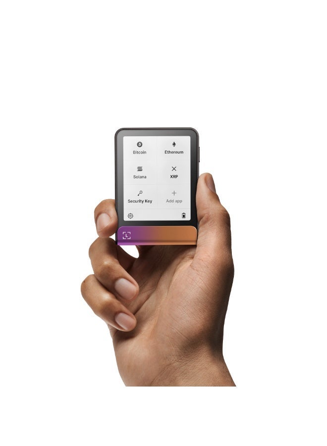 Ledger Flex Hardware Wallet | 2.84" TouchScreen + Recovery Key, Bitcoin Security, World's Safest Crypto Wallet, Bluetooth Connection, USB-C Charging, 5000+ Coins & NFT, for iOS & Android - Ferro Fuchsia - Image 3