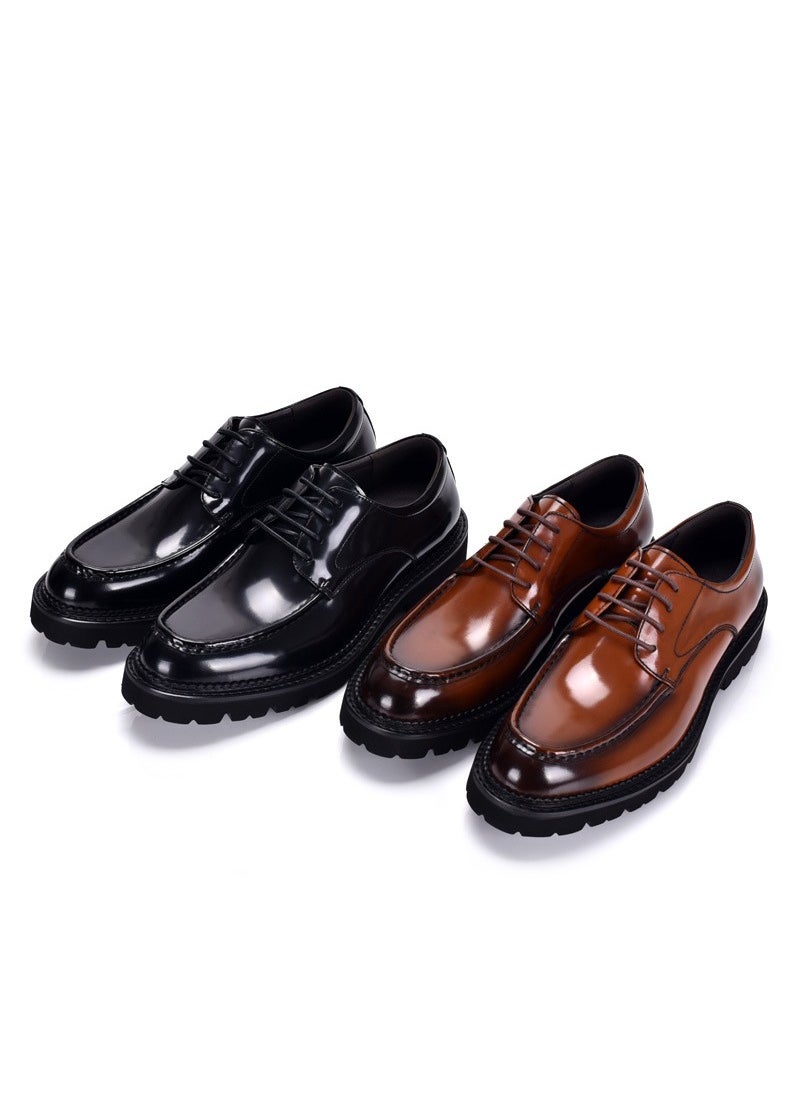 KUYING - New Men's Business Leather Shoes - Image 1
