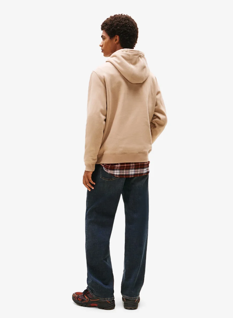 TOMMY JEANS Logo Regular Fit Pullover Hoodie