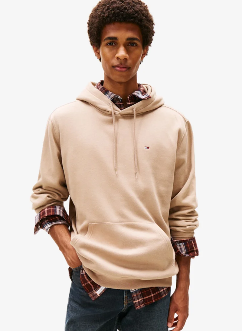 Logo Regular Fit Pullover Hoodie