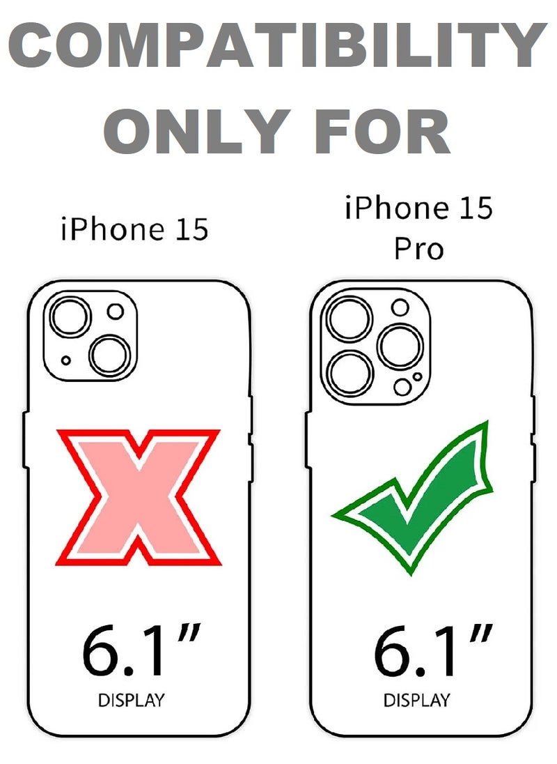 we3 2 Pieces Tempered Glass Screen Protector Anti-Spy Privacy Designed For iPhone 15 Pro Full Glue Edge to Edge Full Screen Coverage And Bubble Free - Image 3