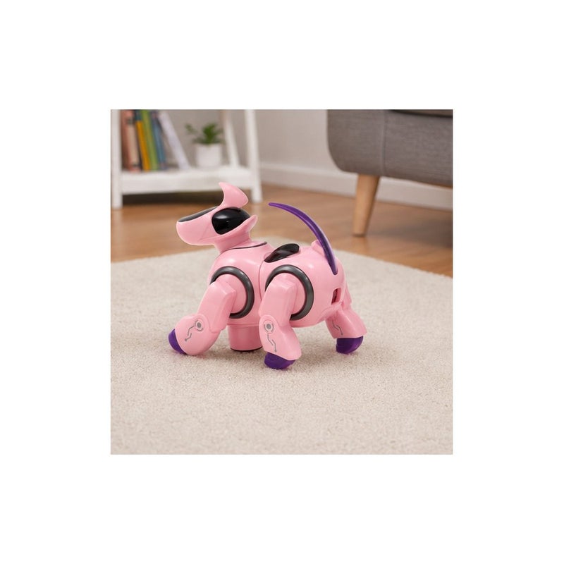 Bright Ideas | Dancing Mechanical Dog Robot Toy for Young Players, Pink, Interactive Walking Electronic Pet Puppy - Image 4