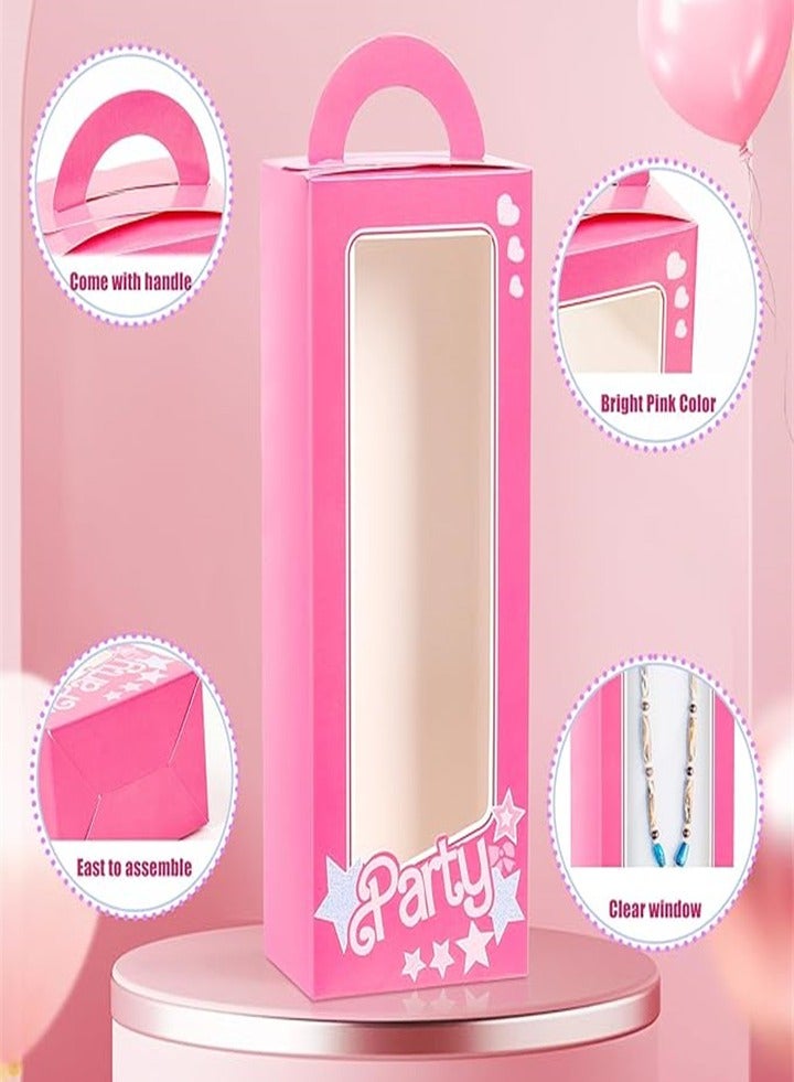 Generic 24pcs Pink Girls Party Favor Boxes,Princess Doll Gift Boxes,Party Favor Bags,Girls Birthday Party Decorations  - Image 5