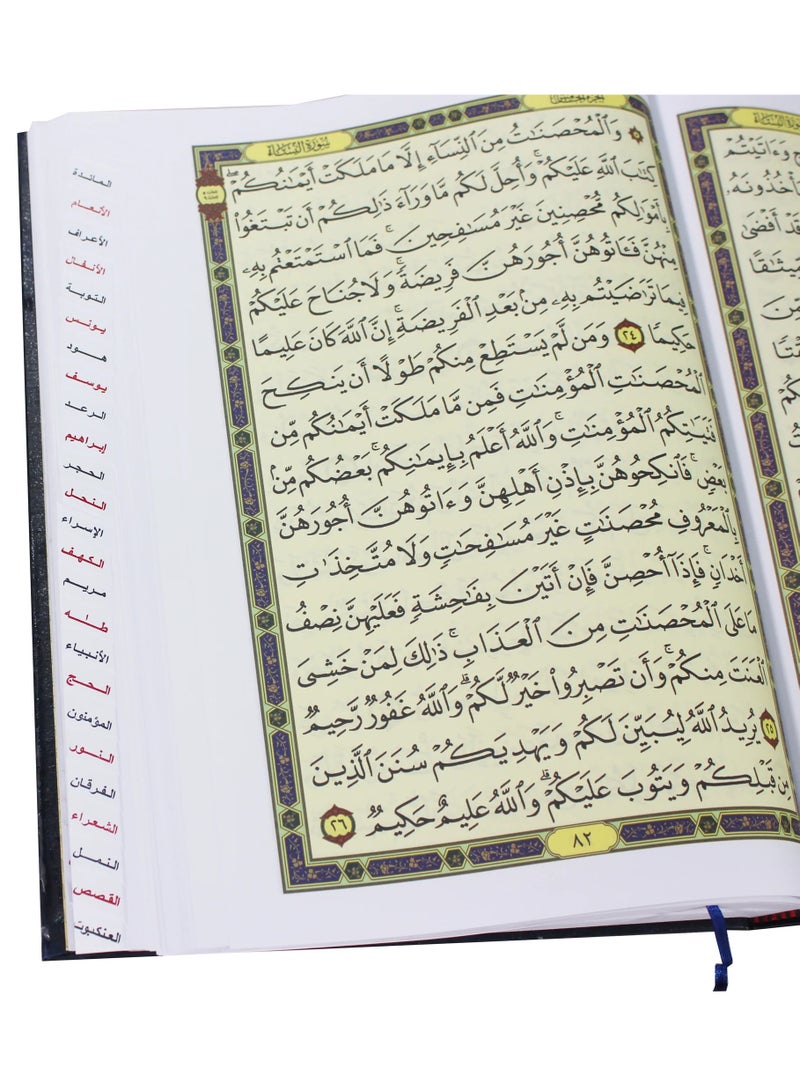 مصحف التفسير الموضوعي بلخط العربي  حجم وسط قياس 24*17 - Image 5