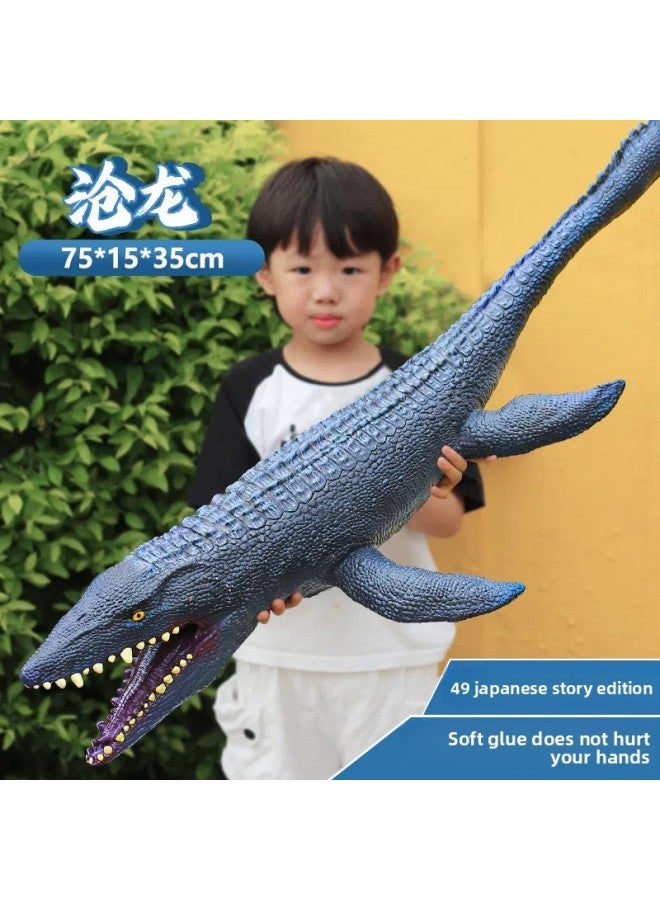 لعبة يد مطاطية ناعمة للأطفال من King Kong Monster Hand Toy نموذج الحلي المملوءة بالقطن الصوت الساخن بيع اللون: وحش ضخم [أزرق] - مع مواصفات البكاء: الإصدار القياسي- - Image 3