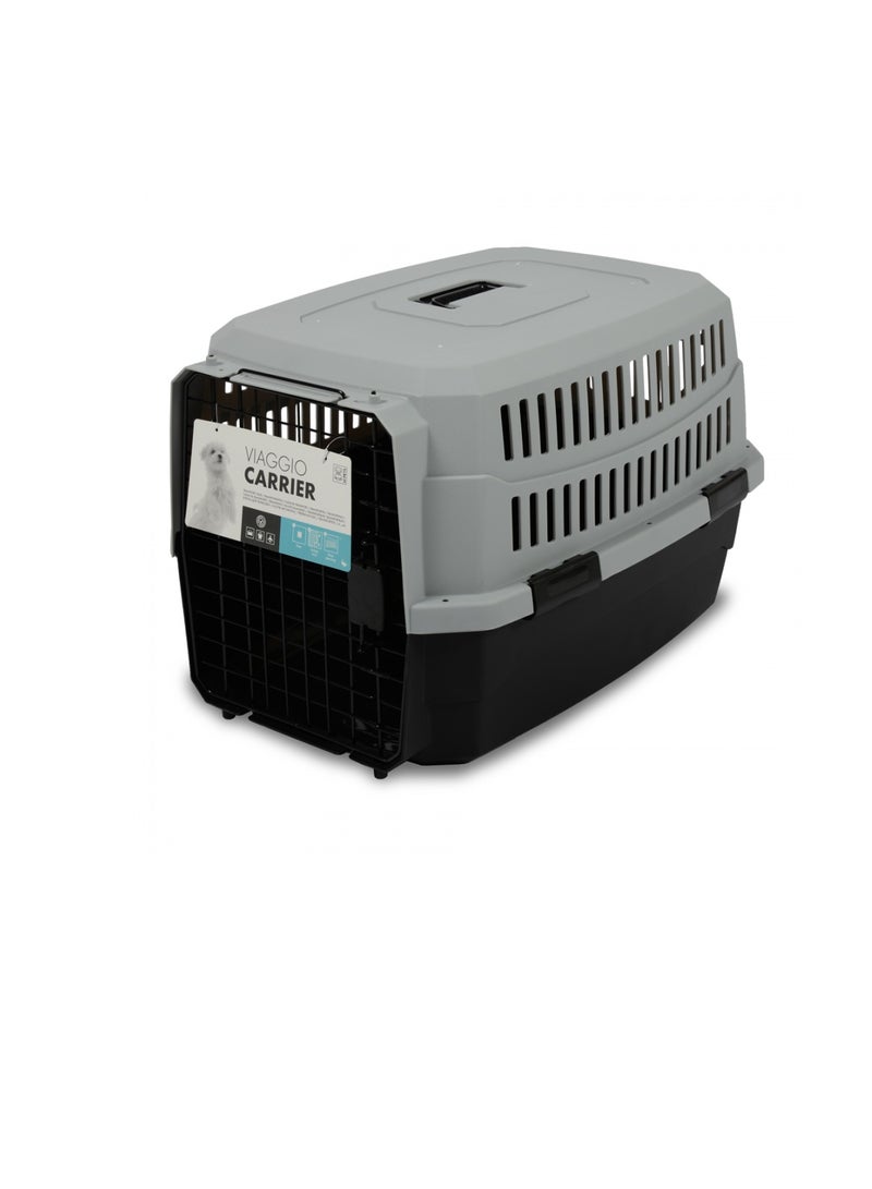 حاملة الأطفال M-PETS Viaggio - أسود/رمادي - مقاس متوسط