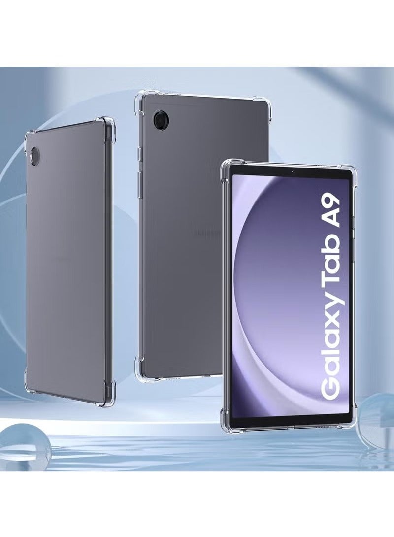 Case for Samsung Galaxy Tab A9 8.7, Advanced Airbag Drop Protection Case, Flexible Clear TPU Shockproof Anti-Scratch Cover Slim-Fit Case for Galaxy Tab A9 - Image 2