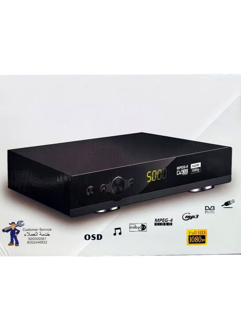 Full HD 1080p MPEG-4 DVB-S2 Satellite Receiver with USB