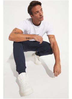 JUNE June Men Regular Fit Sweatpant Navy  - Image 3